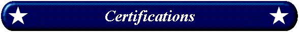 Certifications